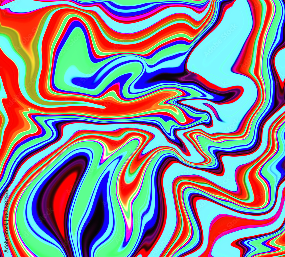 seamless bright colorful rainbow swirl texture textile illustration backdrop