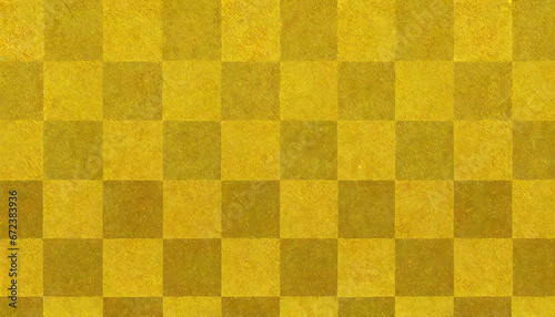 高級感のある金の市松模様の背景。和を感じさせる市松模様のイメージ素材。
Luxurious gold checkered background. Checkered pattern image material with a Japanese feel.