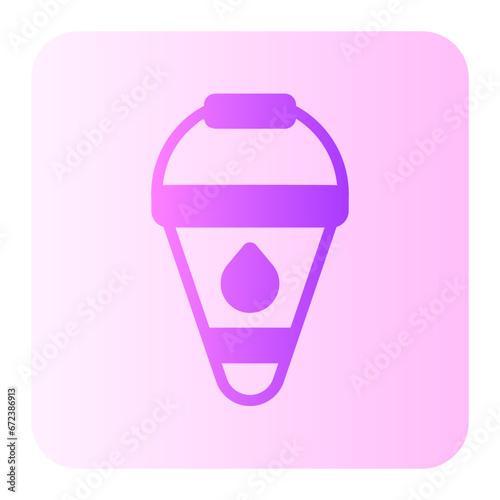 water bucket gradient icon
