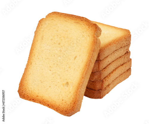 Obraz na płótnie Toasts / Transparent background