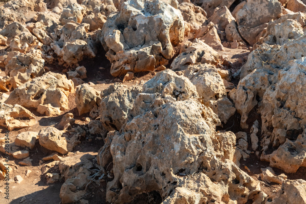 Beautiful view of the rocky limestone rock. Beautiful view of the rocky limestone rock.