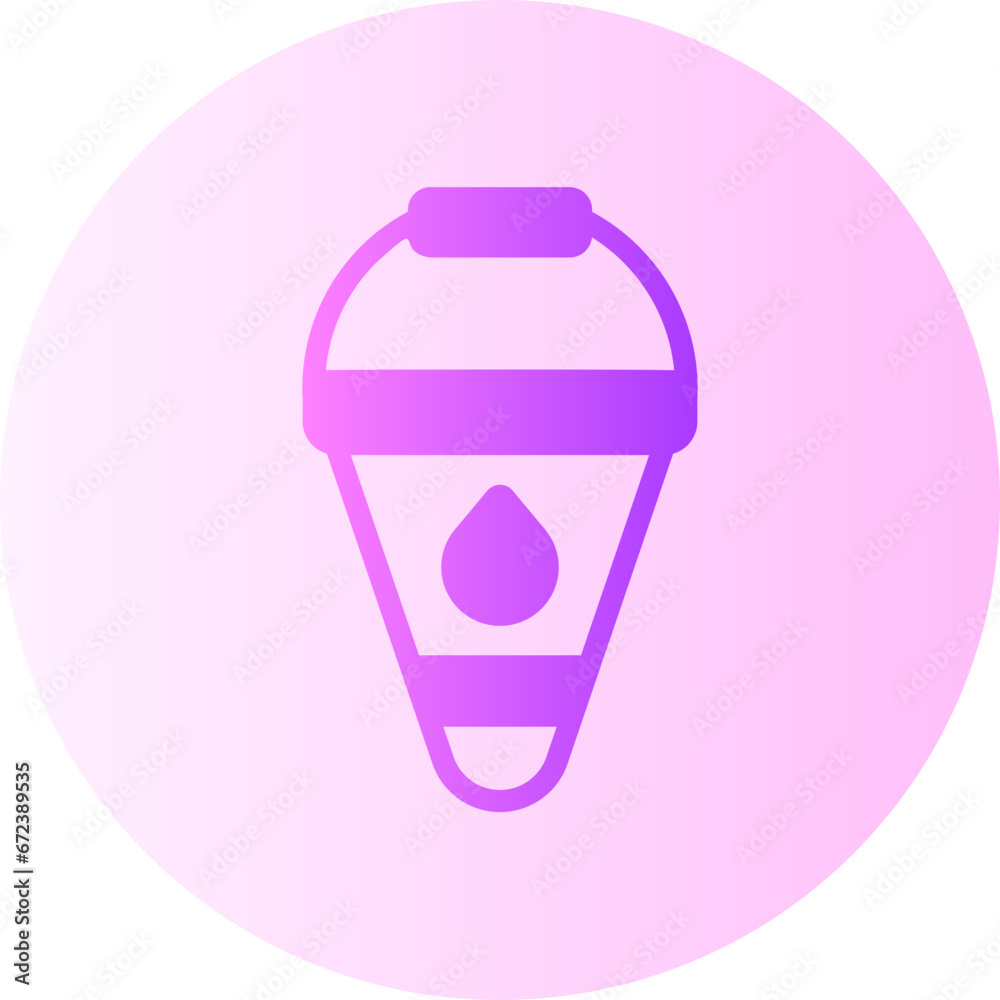 water bucket gradient icon