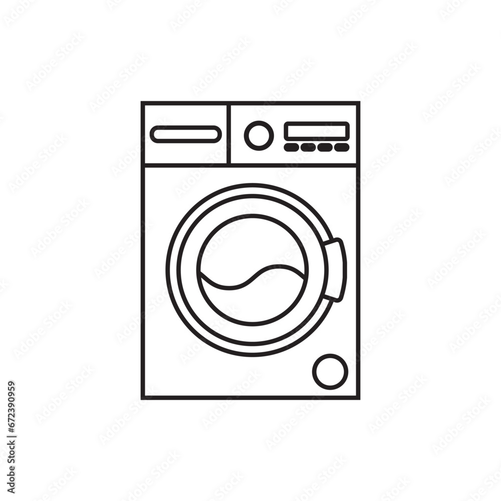 washing machine icon vector illustration eps washing machine icon vector illustration eps