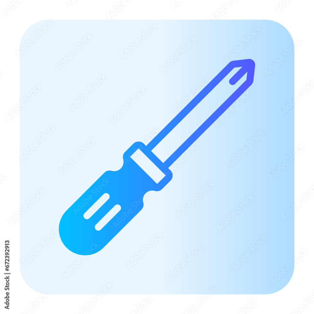 screwdriver gradient icon screwdriver gradient icon