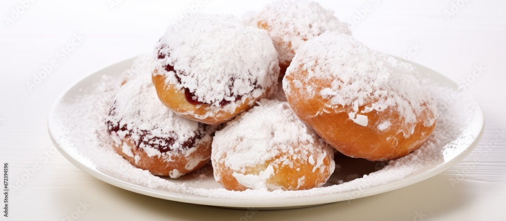 Austria s Krapfen doughnuts also known as carnival doughnuts are stuffed with apricot jam and topped with powdered sugar