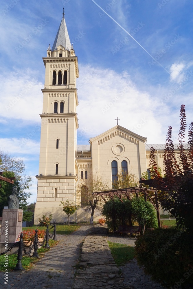 Saint Joseph's Roman Catholic Church (Catedrala Sfântul Iosif)  from Sighișoara, Mureș, Transylvania, Romania