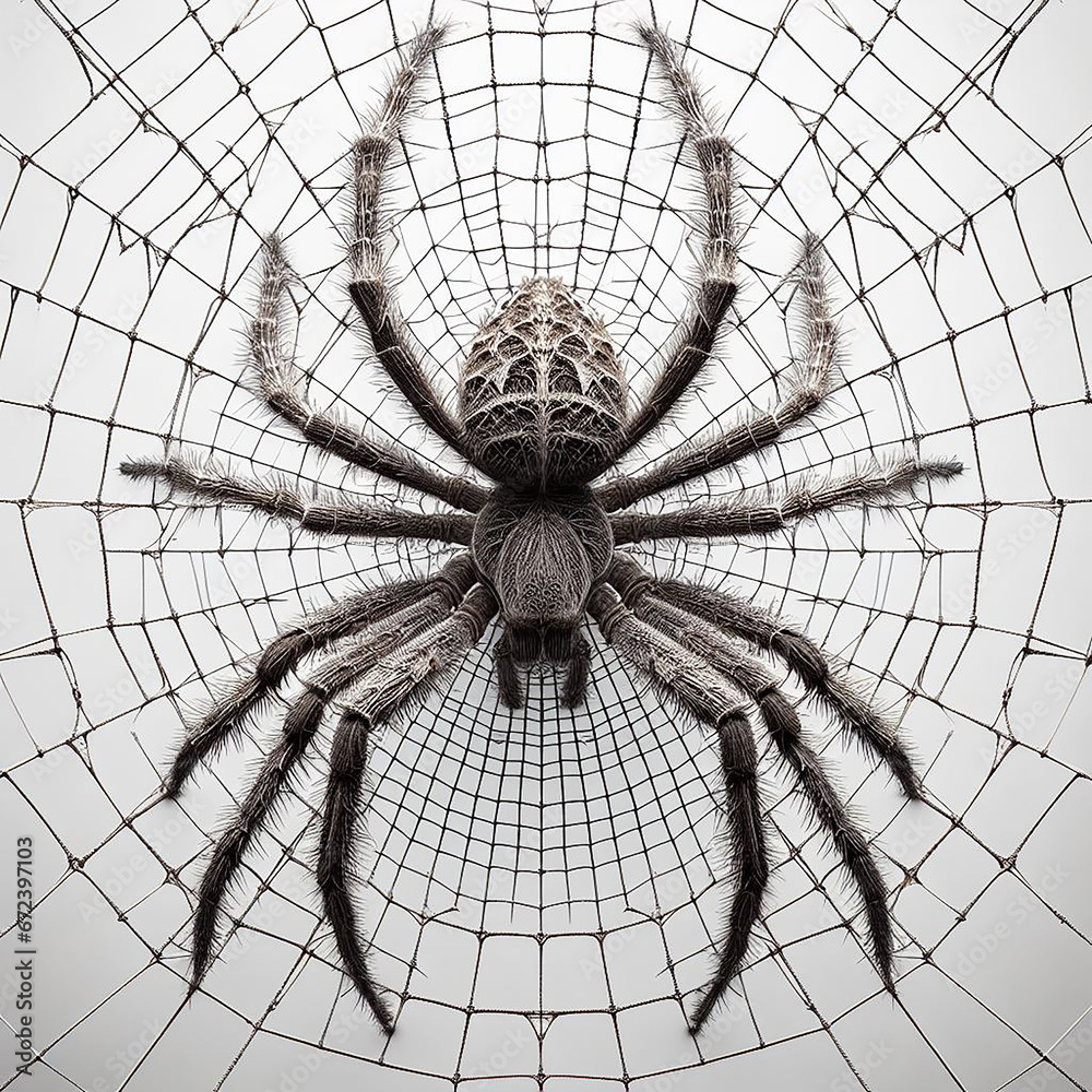 Obraz premium spider in spiderweb