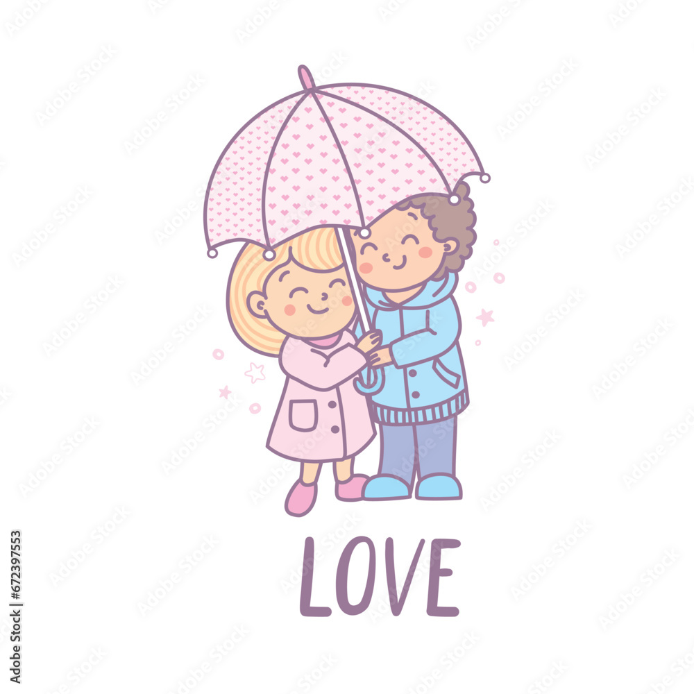 Valentine's day card vector illustration. Valentine's day card vector illustration.