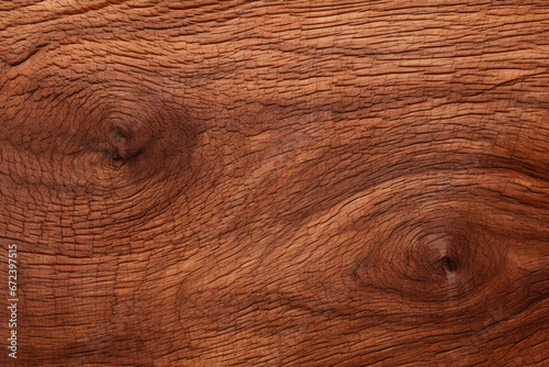 Close-up of single polished wooden slab, poplar wood with horizontal grain, surface material texture photo