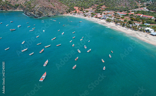 photos of fishing boats on the beach, photos of different angles of fishing boats and details in the bay of Juan Griego, Margarita Island, Venezuela photo