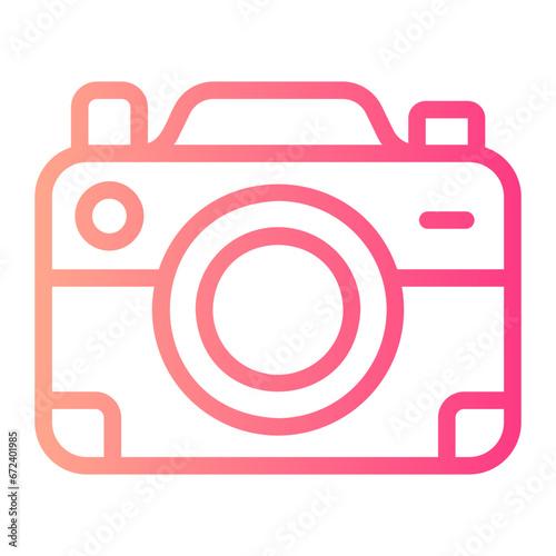 camera gradient icon