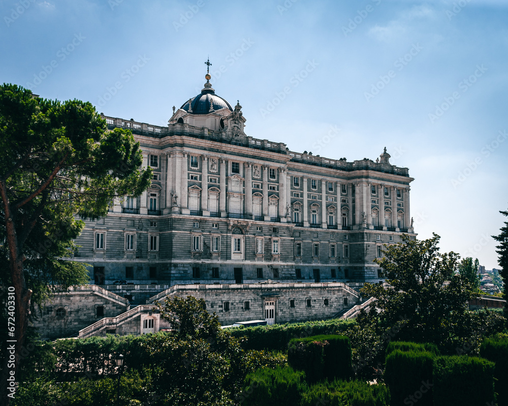 Fototapeta premium Castillo Madrid España