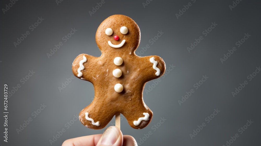 gingerbread man on Christmas 