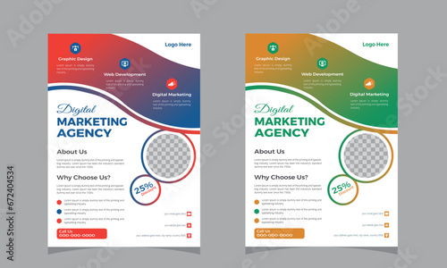 Business Flyer Design Template, A4 Flyer Template, Brochure Cover, annual report, 
Creative Flyer Layout, Cover modern layout, A4 poster, Vector, Colorful Gradient Background
