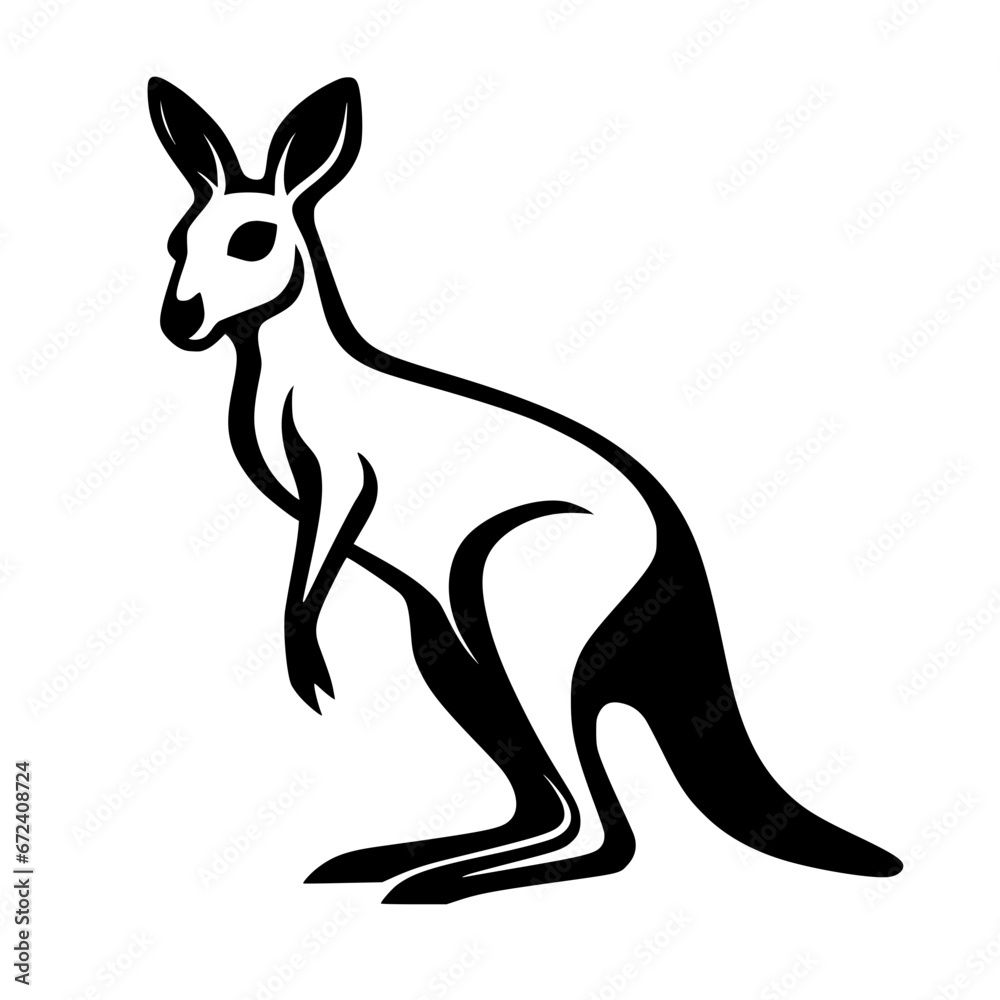 Obraz premium kangaroo vector