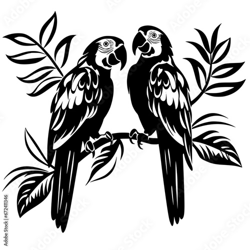 parrot vector