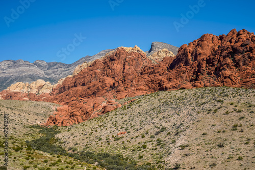 Red Rock Canyon National Conservation Area located in Mountain Springs, Nevada.