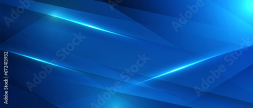 Abstract blue light futuristic background. vector illustration