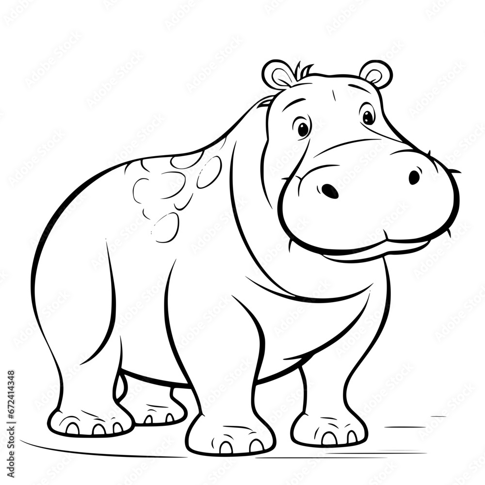 Hippo Vector Hippo Vector