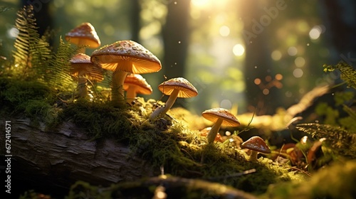 Valokuva mushroom in the forest