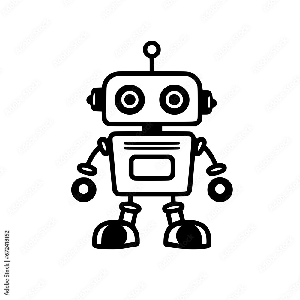Fototapeta premium Robot Vector
