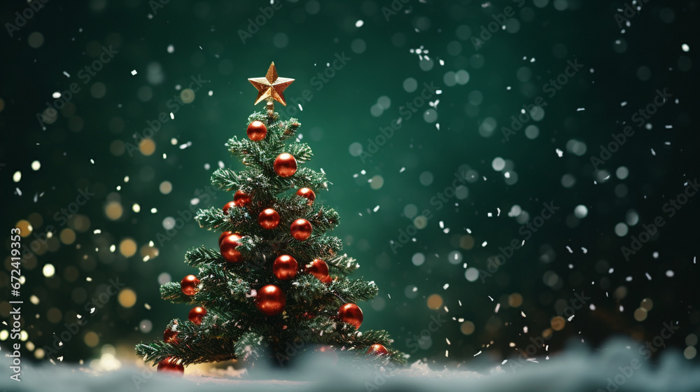 クリスマスツリーの背景画像 クリスマスツリーの背景画像