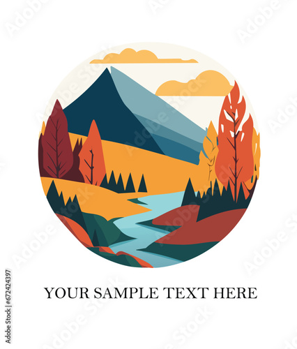Vector illustration of travel and tours business concept
