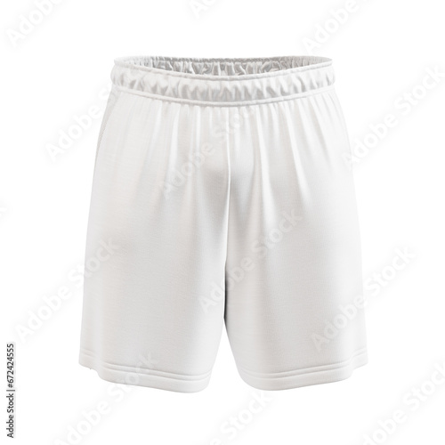 a white Goalkeeper Shorts isolated on a white background