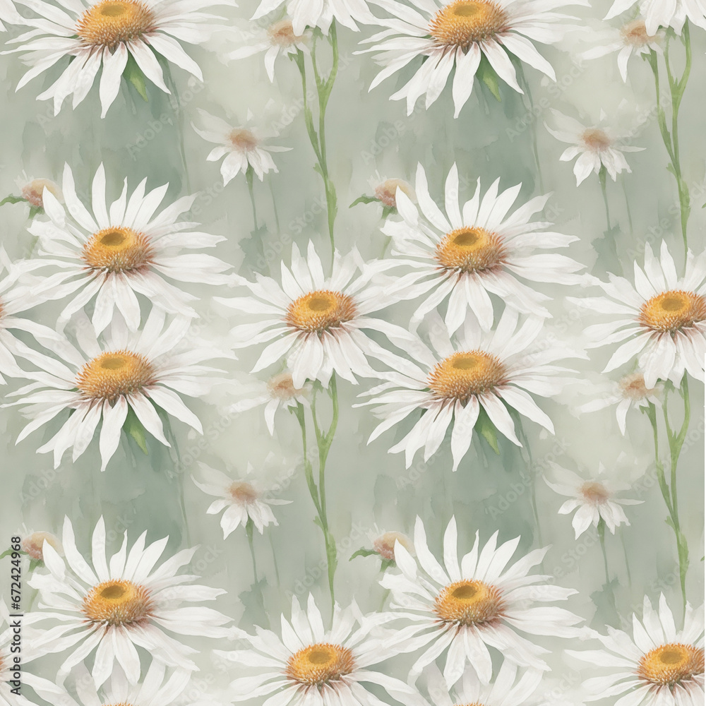 Fototapeta premium seamless watercolor floral abstract colorful wallpaper