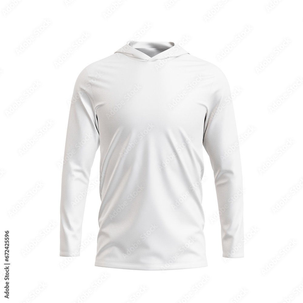 a image of a invisible mannequin with a Hooded Long Sleeve T-shirt isolated on a white background a image of a invisible mannequin with a Hooded Long Sleeve T-shirt isolated on a white background