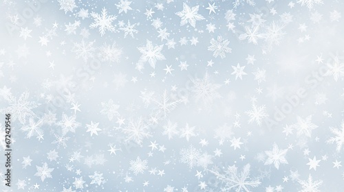  a blue and white background with white snowflakes on it's sides and snow flakes all over the place. generative ai