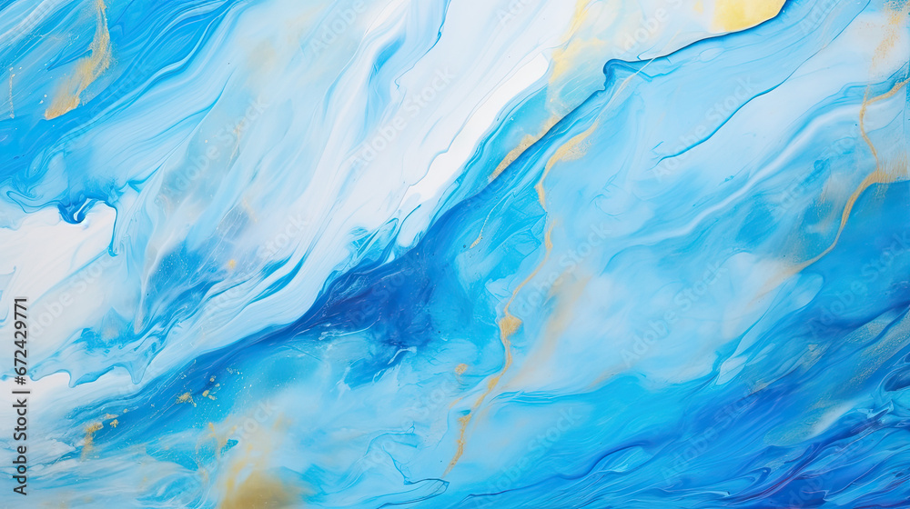 blue watercolor background flow - by generative ai blue watercolor background flow - by generative ai