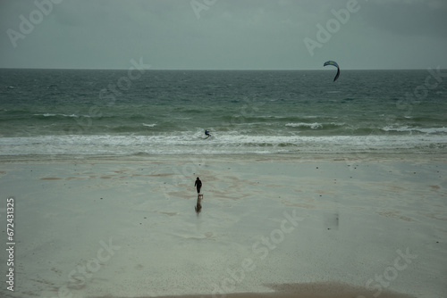 Ballade dans les phares de La Hague, Cotentin, peu de temps avant la tempête Ciaran, en Normandie, France
 photo