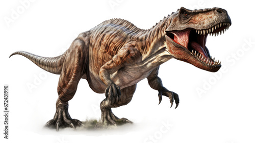 t rex isolated on transparent background  photo