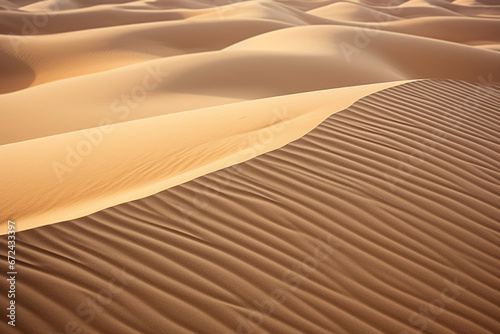 Detailed sand dune texture in a desert landscape © SappiStudio