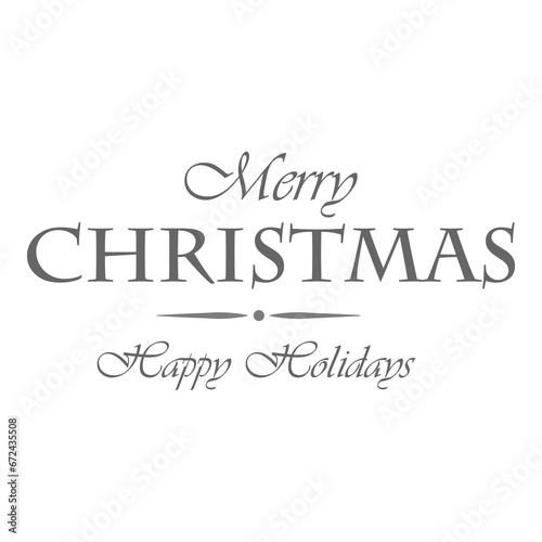 Merry Christmas and Happy New Year Typography Collection.. Item 12