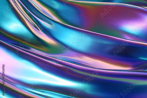 Holographic foil texture with a spectrum of colors