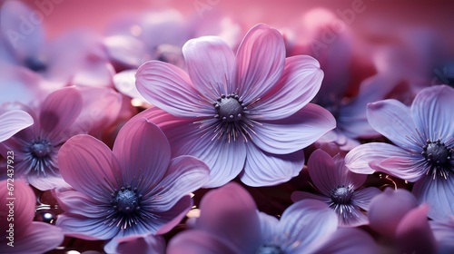 Abstract natural purple flowers background