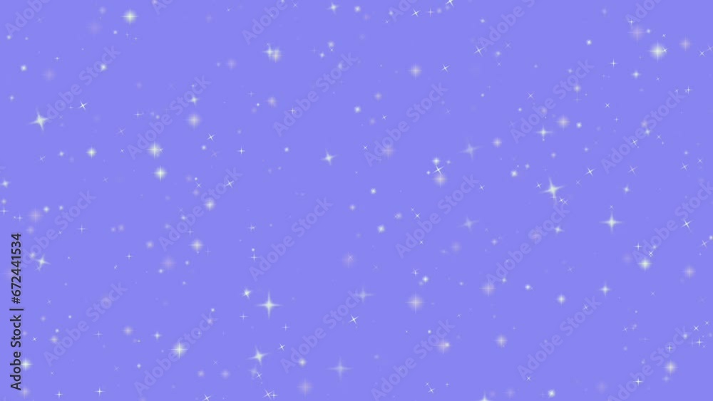 Looping animation of a lilac background with sparkling stars Looping animation of a lilac background with sparkling stars