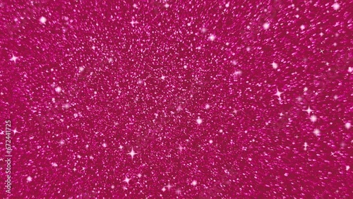 Looping animation of a shiny hot pink glitter background photo