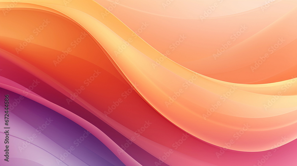 abstract orange blue red background with wave patterns