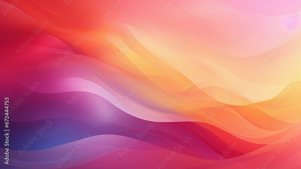 abstract orange blue red background with wave patterns