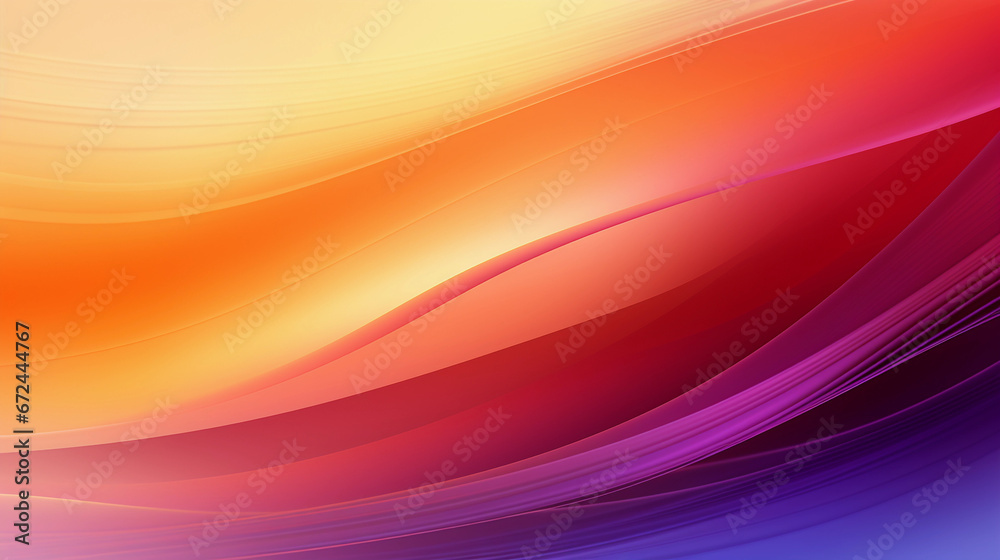 abstract orange blue red background with wave patterns