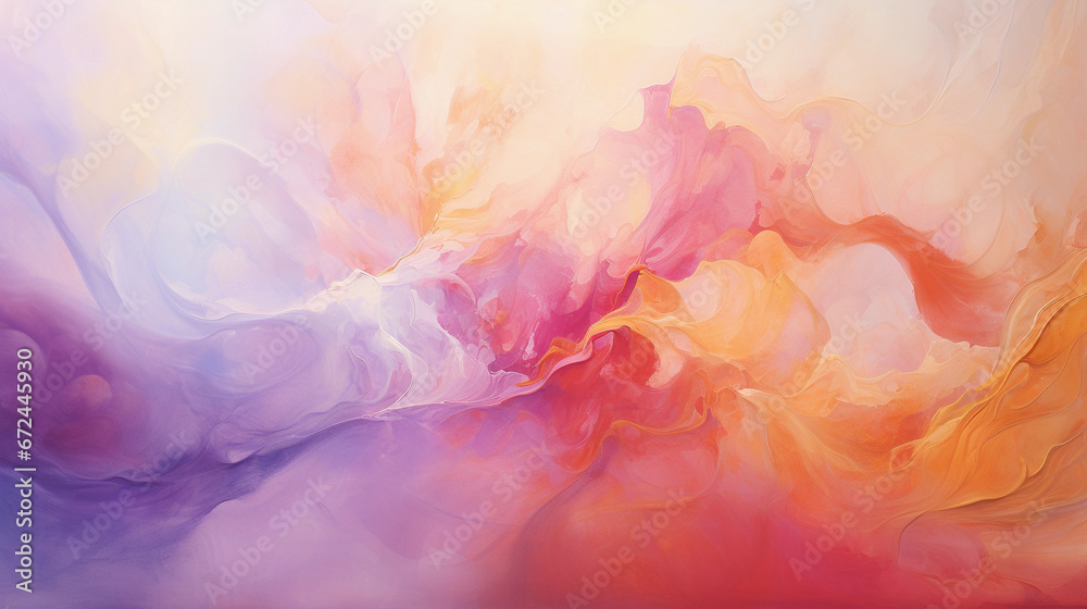 Abstract orange yellow gold pink purple smokey background concept