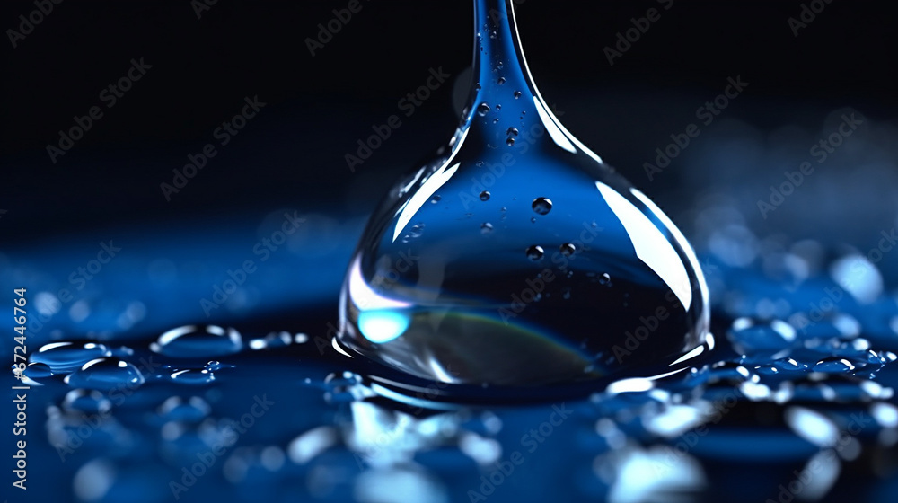 Blue water drops into glass photography unsplash wallpaper picture AI generated art Blue water drops into glass photography unsplash wallpaper picture AI generated art