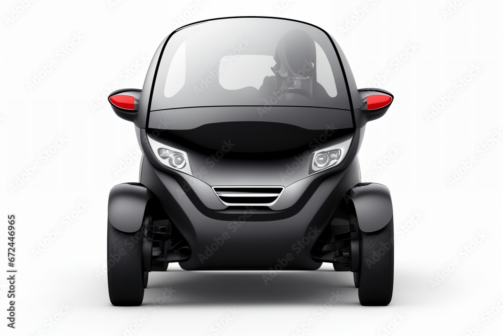 a brand-less generic concept car, electric car on a white background. a brand-less generic concept car, electric car on a white background.