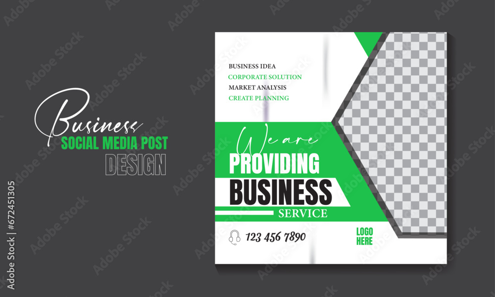 Business social media post template banner design Business social media post template banner design