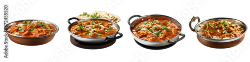 butter chicken curry Hyperrealistic Highly Detailed Isolated On Transparent Background Png File