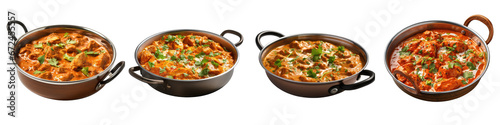 butter chicken curry Hyperrealistic Highly Detailed Isolated On Transparent Background Png File
