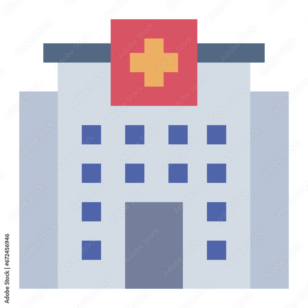 Obraz premium Hospital icon